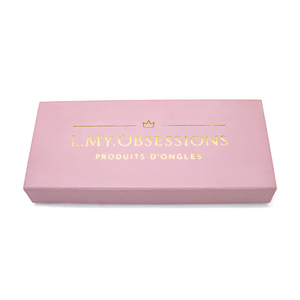 Boîtes à vernis à ongles magnétiques personnalisées de luxe avec logo, emballage cadeau rigide pour cosmétiques avec insert en <span class=keywords><strong>mousse</strong></span> pour huile essentielle, feuille d'or - Product Image 4