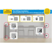 Barrière de sécurité rétractable pour bébé de 180 cm de large, 86 cm de haut, en maille blanche, pour enfants, tout-petits, animaux domestiques, toilettes et entrées