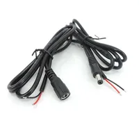 Câble d'alimentation 12V DC, Pigtail mâle, 5.5x2.1mm, avec prise, câble de 3M