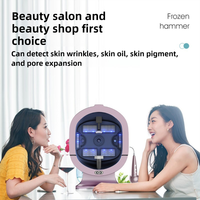 Analyseur de peau facial 5D intelligent de qualité supérieure 2026 avec analyse de la pigmentation, des rides et de l'acné, Wi-Fi, pour usage commercial sur ordinateur de bureau