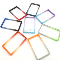Étuis de protection pour passeport et cartes de crédit en TPU holographique multicolore avec blocage RFID, 35pt, style tendance, souples et flexibles, sans fermeture