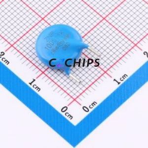 วาริสเตอร์ RM10D511KD14E100ผ่านชิ้นส่วนรู (THT),P = 7.5mm ตัวต้านทาน510V 845V 415V 320V - Product Image 1