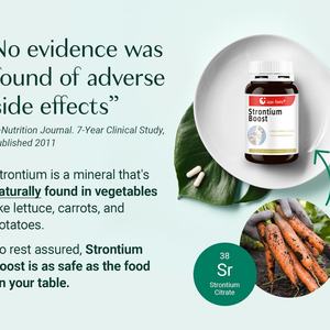 Cápsulas de Extractos Vegetales con Estroncio de Marca Privada, 60 Cápsulas, Apoyo para la Curación de una Fractura Ósea, Cápsulas de Estroncio Boost - Product Image 4