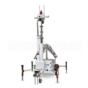 Mobile Solar <b>CCTV</b> Trailers Battery Powered Surveillance Trailer Monitor UST-600SA Portable Solar <b>CCTV</b> Trailer Mobile Surveillanc - Product Image 4
