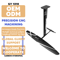 Hydrofoil 1310 Karbon dengan Sayap Depan, Mast, Fuselage, Perlengkapan Olahraga Air, Ocean Wing Foil Surf Pump, Perlengkapan Pemula untuk Danau & Sungai