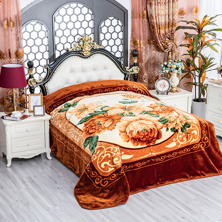 Complete Your Bedroom With A Stylish golden dove korean style raschel blanket Alibaba