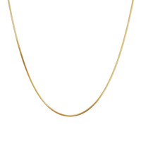 Collier chaîne serpent simple en tungstène électroplaqué, style américain cool, polyvalent, long, aspect haut de gamme, bijoux d'usine