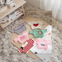 Petit ours en peluche personnalisé Poupée Pok Mouton avec vêtements de rechange Jouet en peluche Canard Pull Ours Vente en gros 30cm Peluche DIY Jouet Tissu
