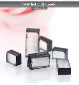 GIGAJEWE 松散钻石 CVD 白色粗糙钻石实验室种植圆形垫明亮切割人造钻石