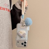 Coque de téléphone Furry House Pony pour Apple 17PROMAX bleue pour iPhone 17PRO. Nouveau modèle 17/16 type Soft Skin