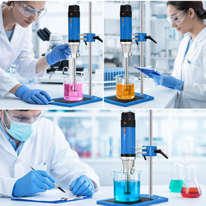 جهاز تجانس رقمي للمختبرات HR-40Z، مستحلب عالي القص للعينات متوسطة اللزوجة، ذو ستاتور مزدوج - Product Image 2