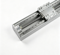 Actionneur linéaire à vis à billes CNC KHMOS HYS100-L10-BC-S, moteur, course 50-1000 mm, double rail de guidage, roulement 0,03 mm