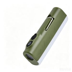 Multi-mode Rechargeable LED <b>Flashlight</b> with Side COB Work Light, Clip-on Emergency <b>Torch</b> for Camping, Hiking, Backpacking - Product Image 1
