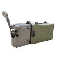 Calentador de Agua Portátil sin Tanque a Propano, de Cobre, con Encendido a Gas, Funciona con Batería USB, Pantalla LED, Instantáneo, para Exteriores, Camping, Caravana