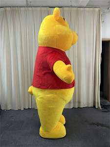 Costume Gonfiabile Mascotte Orso Winnie, Tuta da Personaggio dei Cartoni Animati Indossabile, Vestito in Peluche a Forma di Vasetto di Miele per Eventi e Feste - Product Image 2