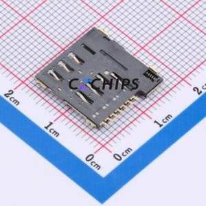 SMO-200-P7 SIM Card Connector SMD Connector Self-Return Type Micro SIM Card Card Holder 1.35mm - Product Image 2