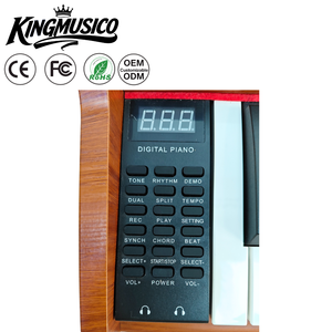 Órgano Eléctrico Portátil <span class=keywords><strong>de</strong></span> 88 Teclas con Peso, Piano Digital con Fuente <span class=keywords><strong>de</strong></span> Sonido Francesa para MIDI |   <span class=keywords><strong>Teclado</strong></span> Multifunción <span class=keywords><strong>de</strong></span> Fábrica OEM - Product Image 6