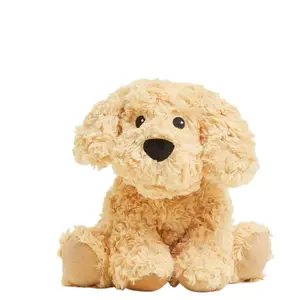 Golden Retriever microwave heating plush warm toy stuffed shoulder and neck warm hand pillow hot heated pack