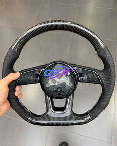 พวงมาลัยรถยนต์คาร์บอนไฟเบอร์สีดำแบบฟอร์จ รุ่นฐาน สามารถปรับแต่งได้สำหรับ <span class=keywords><strong>Audi</strong></span> <span class=keywords><strong>Q</strong></span> C8 A1 A3 A4 A5 A6 A7 A8 B6 B7 B8 B9 C6 C7 TT R8 - Product Image 2