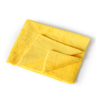 Serviette de lavage pour detailing automobile en microfibre tricotée warp, à poils bicolores, douce, à séchage rapide, non pelucheuse et super absorbante