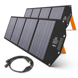 Generador de Energía para Acampar al Aire Libre, Estación de Energía Portátil, Paneles Solares Monocristalinos de 220w, Flexibles y Plegables, Celdas de 24v - Product Image 1