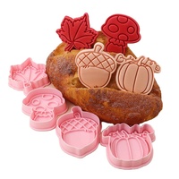 HY Emporte-pièces et moules à biscuits pour l'automne et Thanksgiving, motifs feuille d'érable, citrouille, gland