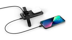 ที่ชาร์จไร้สาย<span class=keywords><strong>แบ</strong></span>บพกพา20W สำหรับ iPhone สำหรับ airpods iWatch พร้อมแบตเตอรี่ลิเธียมโพลิเมอร์ - Product Image 4