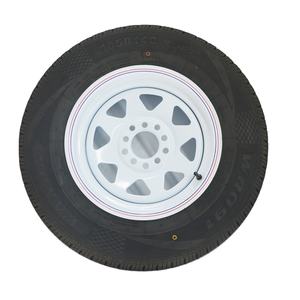 <span class=keywords><strong>Roue</strong></span> en acier blanc zingué WandaTrailer 4.80X12 LRB à 4 boulons, certifiée DOT/ECE, garantie 3 ans, marque OEM pour remorques - Product Image 4