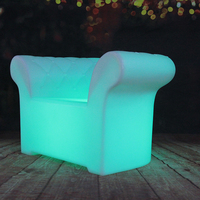 Meubles de salon de style européen en promotion : Canapé LED et produits rotomoulés