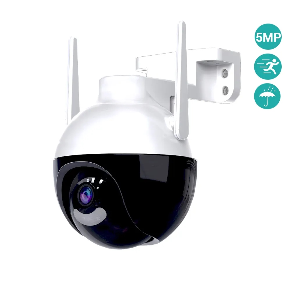 Factory Price New Model 5MP PTZ Full Color Wifi Intelligent Security Wireless Icsee Camera