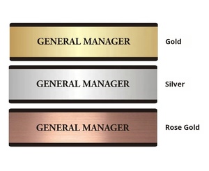 Nouvelle plaque de <span class=keywords><strong>nom</strong></span> d'entreprise personnalisée Dsymbol Lasercrafting 2024 / Étiquette nominative PERSONNALISÉE. Choisissez parmi une variété de couleurs et de polices d'écriture - Product Image 1