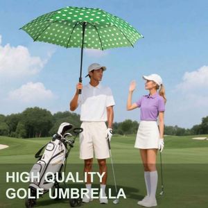 Parapluie droit promotionnel imperméable pour le golf avec protection UV, ouverture semi-automatique, logo personnalisé pour cadeaux d'affaires - Product Image 6