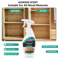Nettoyant et lustrant pour meubles en bois OEM en gros, 3-en-1, brillance et protection, marque privée, élimine les taches d'eau, l'huile et la graisse, non toxique