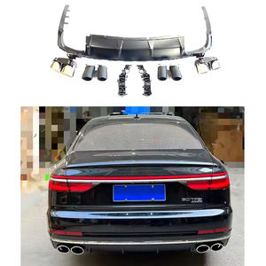 ชุดแต่งกันชนหน้าสไตล์ S8 สำหรับรถยนต์ Audi A8 Facelift พร้อมกระจังหน้า สำหรับรุ่นปี 2019 2020 2021 2022 2023 - Product Image 4