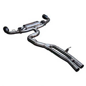 Vortex Stainless Steel Valved Single Outlet Catback <b>Exhaust</b> For Audi TTRS Performance Racing Muffler - Product Image 1