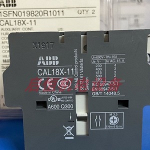 Contacts auxiliaires Abb Cal18x pour montage sur rail DIN, pour usage électrique - Product Image 4