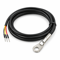 Sonde de température DS18B20 montée en surface avec fil RVVP de haute qualité et embout à sertir à froid