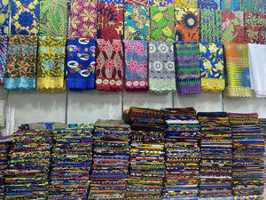 ผ้าโปร่งบางปักลายลูกไม้สีทองแอฟริกันผ้า100% ผ้าฝ้ายยับเป็นมิตร<span class=keywords><strong>กับ</strong></span>สิ่งแวดล้อมผ้าโปร่ง DIY - Product Image 6