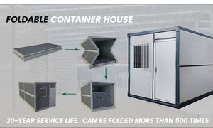 בית מיכל נייד מתקפל 20ft לוח סנדוויץ פלדה עבור אתר בנייה/משרד - Product Image 4