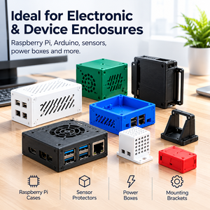 เส้นพลาสติก PETG ขนาด 1.75 มม. สำหรับเครื่องพิมพ์ 3 มิติ ความคลาดเคลื่อน ±0.02 มม. หลายสี สำหรับงานพิมพ์ FDM ชิ้นส่วนอิเล็กทรอนิกส์และชิ้นส่วนอเนกประสงค์ - Product Image 3