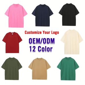 Camiseta Lisa de Algodón 100% de 230 g/m² con Cuello Corto, Ajuste Holgado, Personalizable con Logotipo, para Serigrafía, Venta al por Mayor de Alta Calidad - Product Image 4
