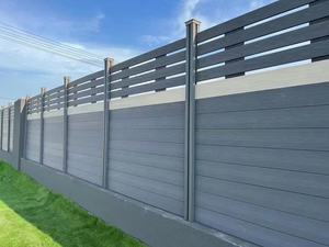 Fabriek Direct Hout Kunststof Composiet Hek Paneel Waterdicht Bord Diy Hekwerk Outdoor Wpc Hek - Product Image 3