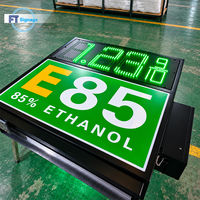 Panneau d'affichage numérique de prix du carburant à LED haute luminosité pour extérieur, idéal pour les stations-service et pompes à carburant