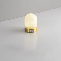 Lampe de table en albâtre au design moderne, lampe sur pied, lampe de table décorative luxueuse pour salon