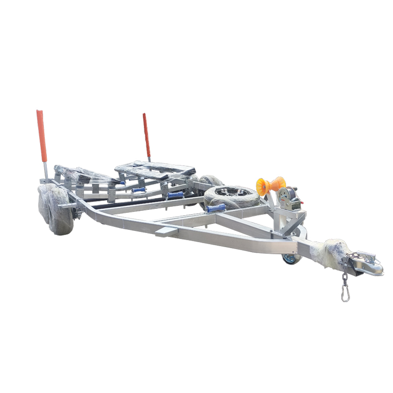Two axle Wooden Trailer Is Suitable