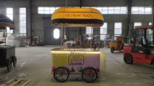 <span class=keywords><strong>Camion</strong></span> alimentaire de rue mobile voyage Camping camping-car remorque tricycle à café chariot de nourriture à 3 roues avec certification ISO CE - Product Image 3