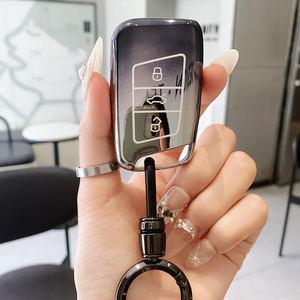 Funda Protectora para Llave de Coche de TPU Suave, Funda Personalizada con Degradado para Llave de <span class=keywords><strong>VW</strong></span> 2020-2023 Volkswagen Jetta Tiguan Atlas Arteon - Product Image 1