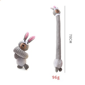 Hochwertiges <span class=keywords><strong>Jumbo</strong></span>-Polyester Klassisches Plüsch-Hundespielzeug für Drinnen und Draußen Interaktives Buntes Plüsch-Zahnreinigungsspielzeug - Product Image 3