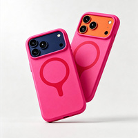 Coque de téléphone magnétique en silicone avec chargement sans fil, antichoc et anti-chute pour iPhone 13 14 15 16 17 18 Pro Max OEM ODM