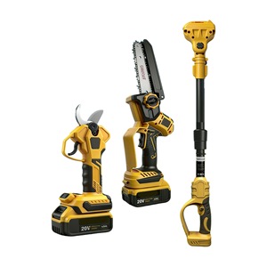 Scie à chaîne télescopique sans balais à batterie pour élagage en hauteur de 2 mètres, modèle XCH-03, pour l'élagage des arbres fruitiers - Product Image 1